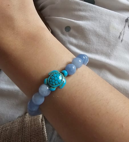 Customer photo review of Turtle Tracking Bracelet
