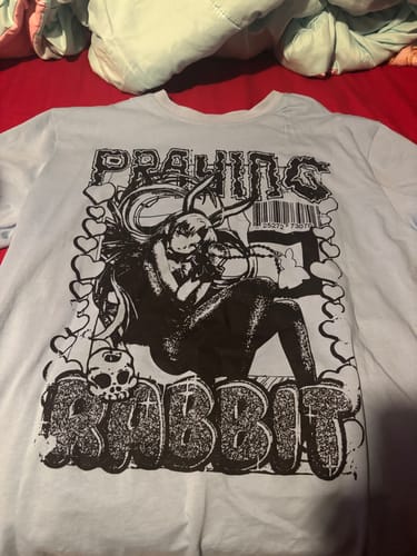 Customer photo review of Praying Anime Tee