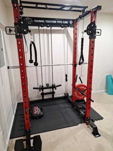 Customer photo review of K3 ALL-IN-ONE FUNCTIONAL TRAINER SUMO BASE POWER RACK