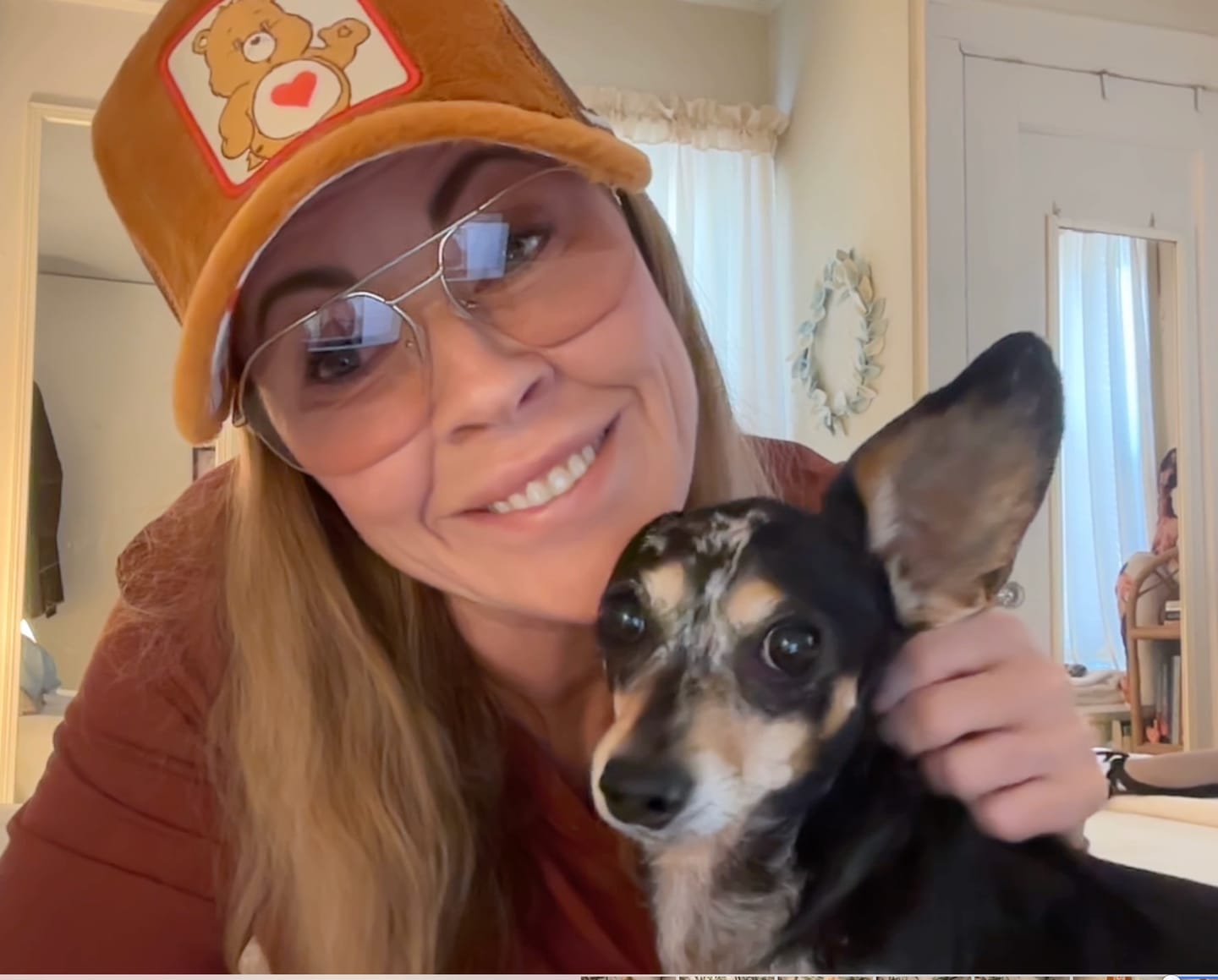 Customer photo review of OVERLORD X Care Bears:  Tender Heart Bear Trucker Cap