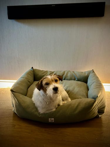 Customer photo review of Divanetto Mattias Verde chiaro (Soft Touch)