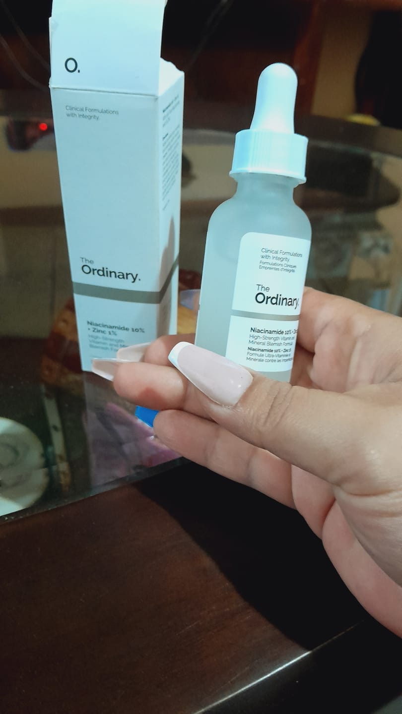Customer photo review of Niacinamide 10% + Zinc 1% Oil Control Serum