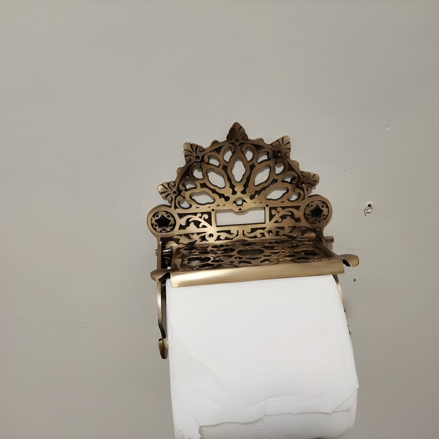 Customer photo review of Antique Victorian Roll Holder