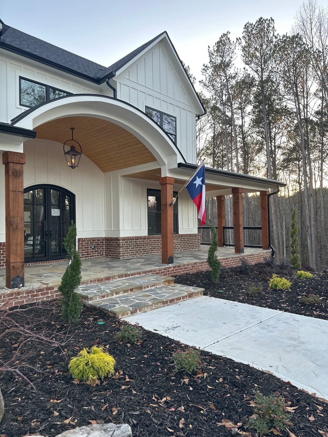 Customer photo review of 3' x 5' Texas Flag Set