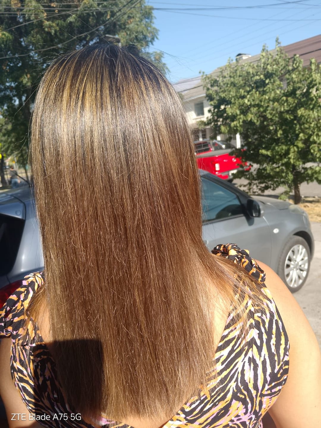 Customer photo review of Máscara Hidratante Golden Glow 500 g