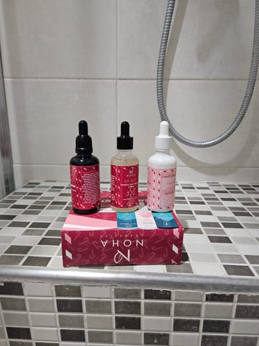 Customer photo review of Coffret GLOW AND GROW