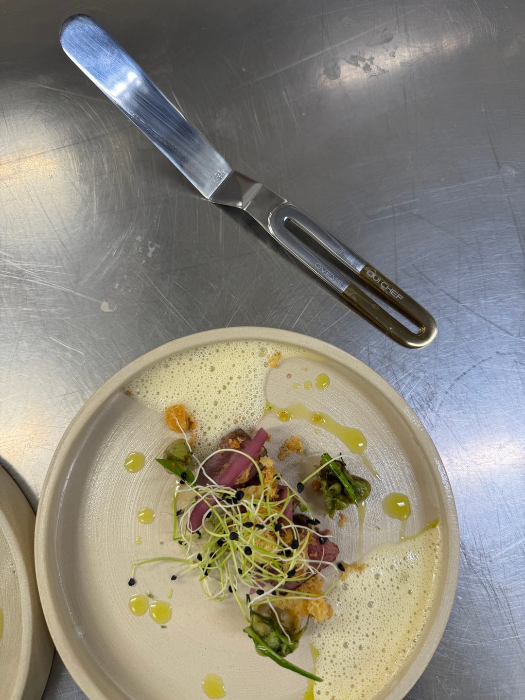 Customer photo review of LiftOff Chef's Palette Knife