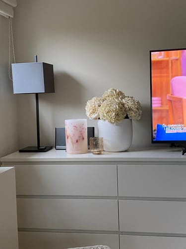 Customer photo review of Grande Hortensia (5 tiges) - Crème