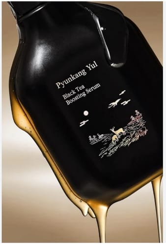 Customer photo review of Black Tea Boosting Serum