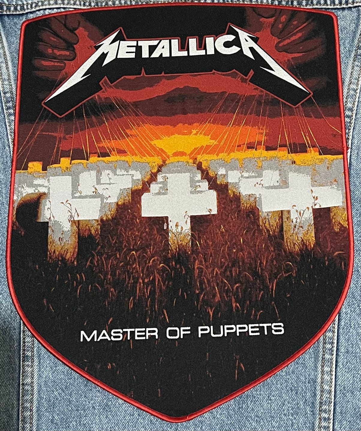 Customer photo review of Metallica - Master Of Puppets - Backpatch