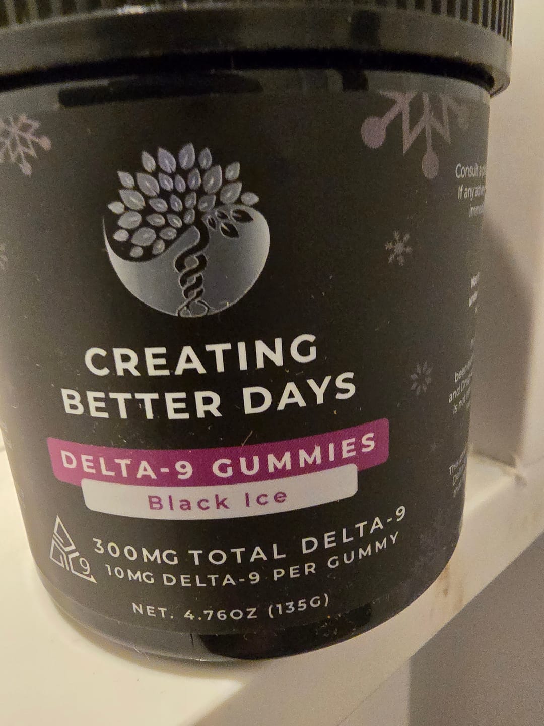 Customer photo review of Spectrum Plus Gummies - Black Ice