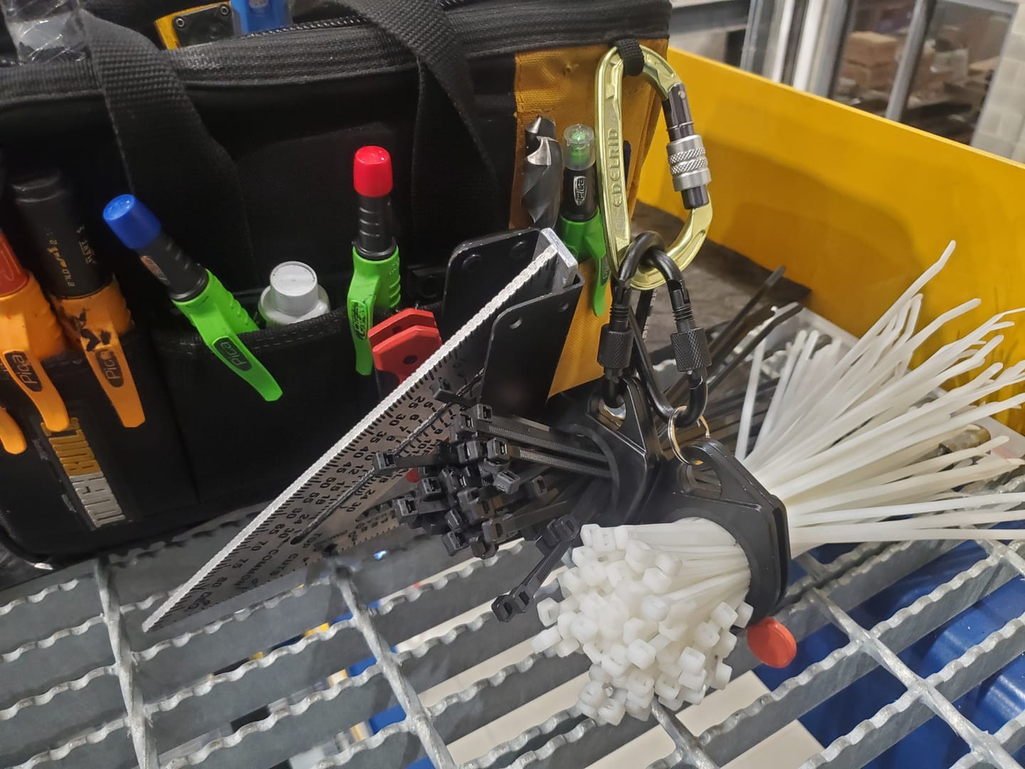 Customer photo review of Aluminium Cable Tie Holder
