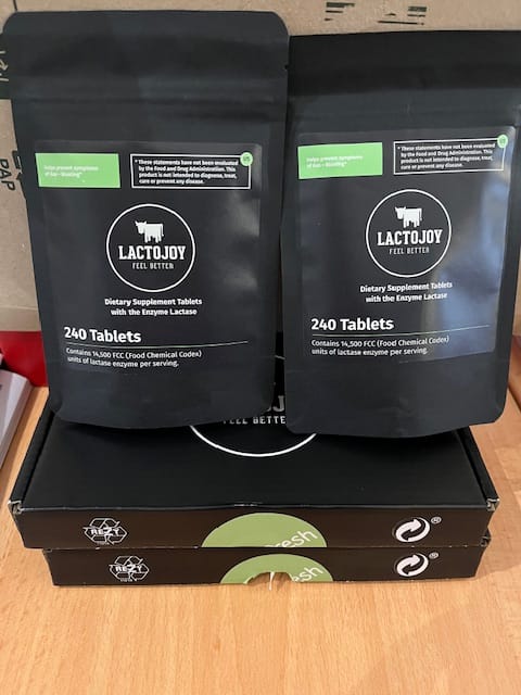 Customer photo review of LactoJoy Lactase Pills - 14.500 FCC - 240 pcs refill bag