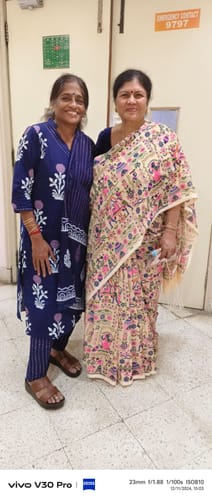 Customer photo review of Faith With Flaws Cotton Kurti Set