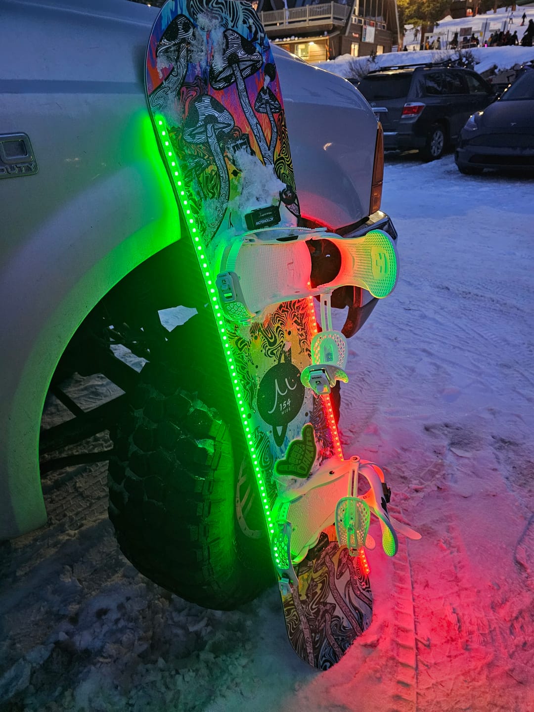 Customer photo review of LED SNOWBOARD SYSTEM