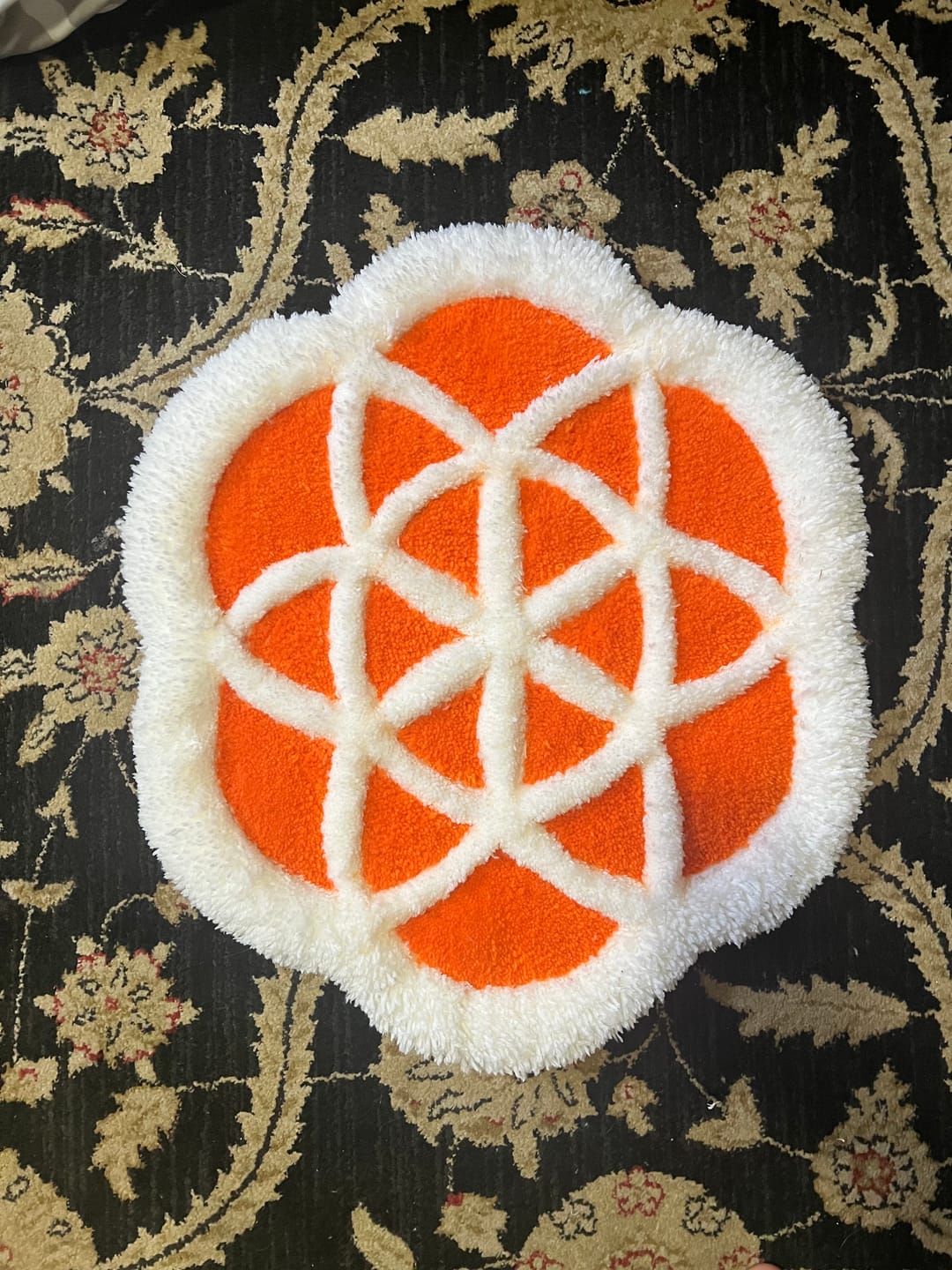 Customer photo review of The Daddy Long Legs — High Pile Shaggy Tufting Machine
