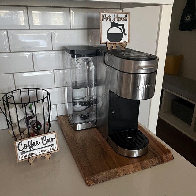 Customer photo review of Mini Tiered Tray Decor Easel