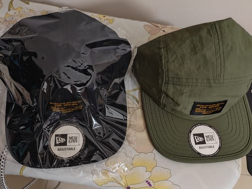 Customer photo review of New Era Ripstop Nylon Black Camper Cap