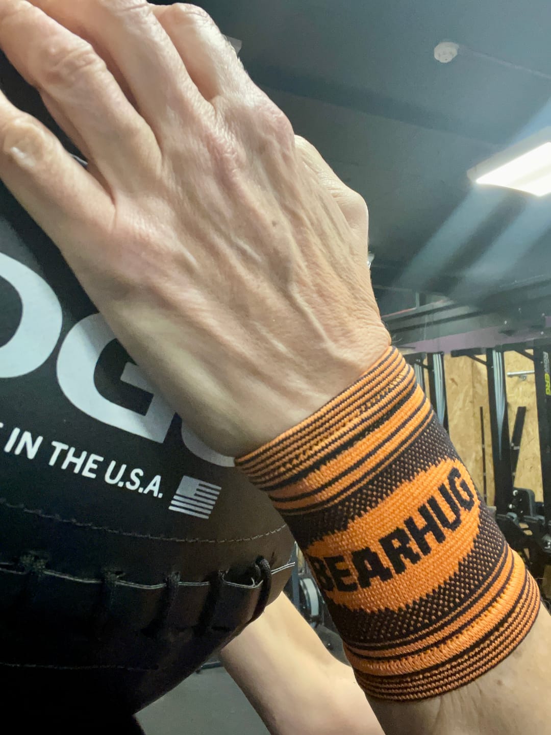 Customer photo review of Wrist Compression Support Sleeve For Arthritic & Sports Pain Relief
