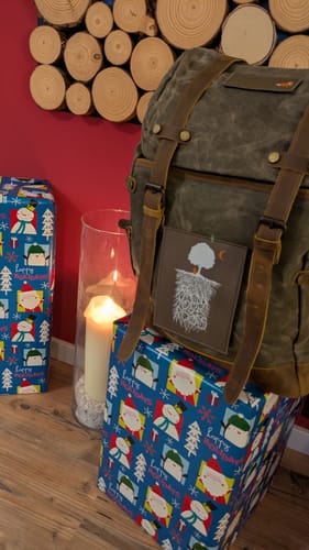 Customer photo review of Rucksack mit Patch (🌲)