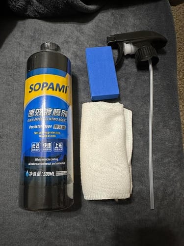 Customer photo review of Car Coating Spray