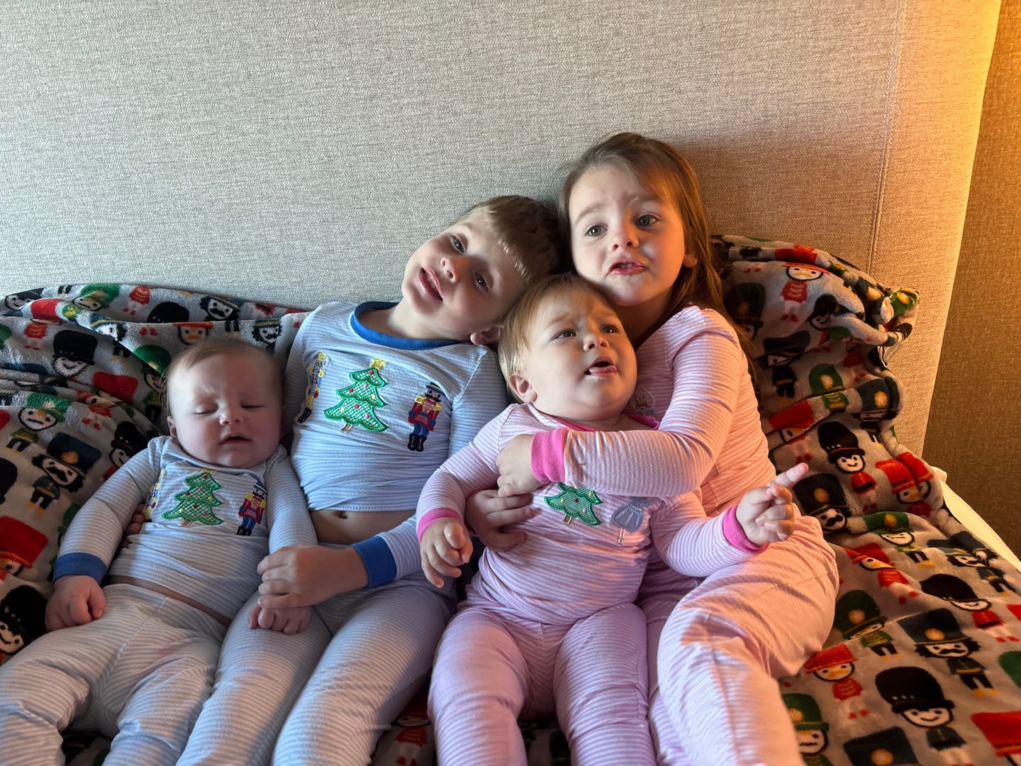 Customer photo review of Nutcracker Pink Stripe Pajamas