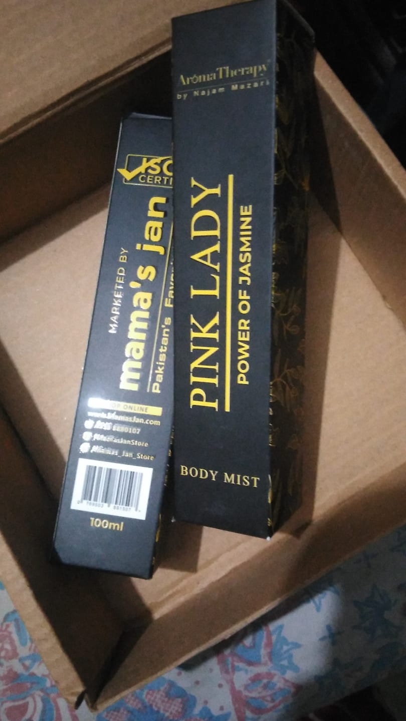 Customer photo review of Pink Lady Natural Body Mist - Made With Jasmine - Signature Fragrance You Love!!