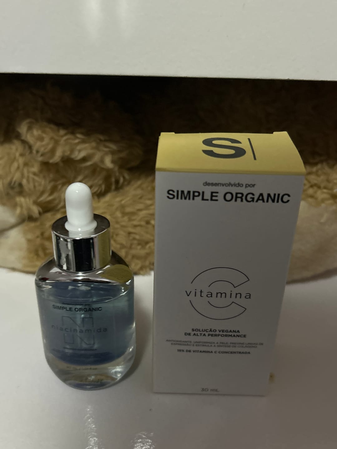 Customer photo review of Niacinamida + Vitamina C