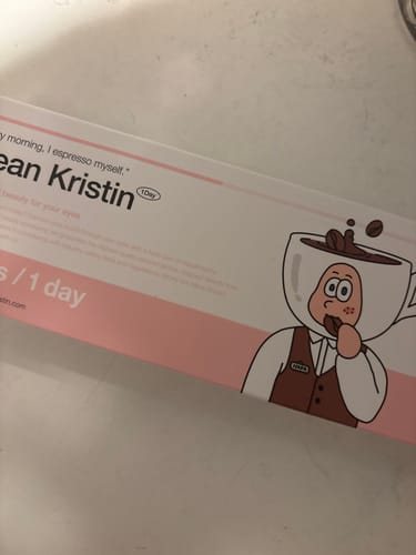 Customer photo review of Bean Kristin 1Day - ロウブラウン