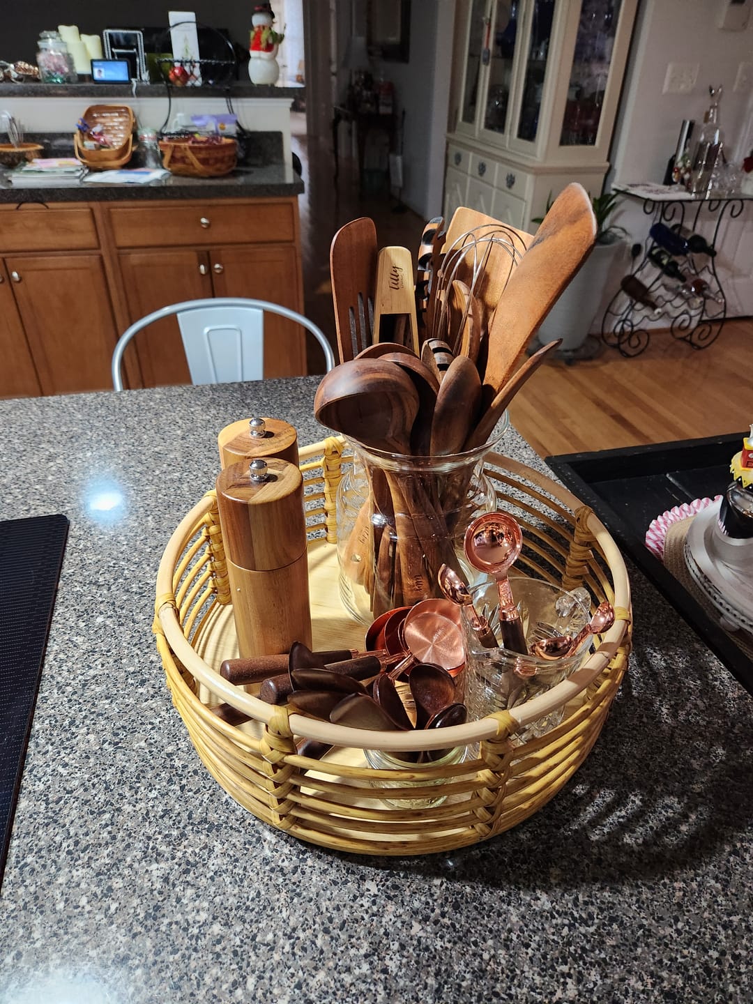 Customer photo review of 10 Piece Teak Wooden Utensil Set