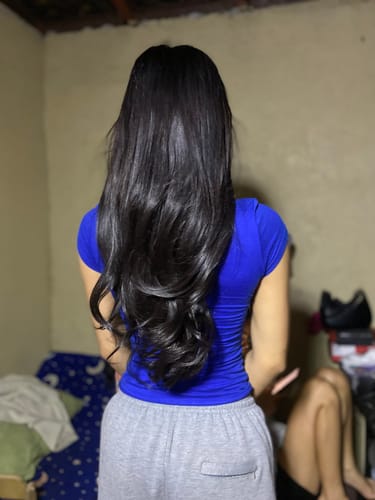 Customer photo review of 22" Natural Wavy