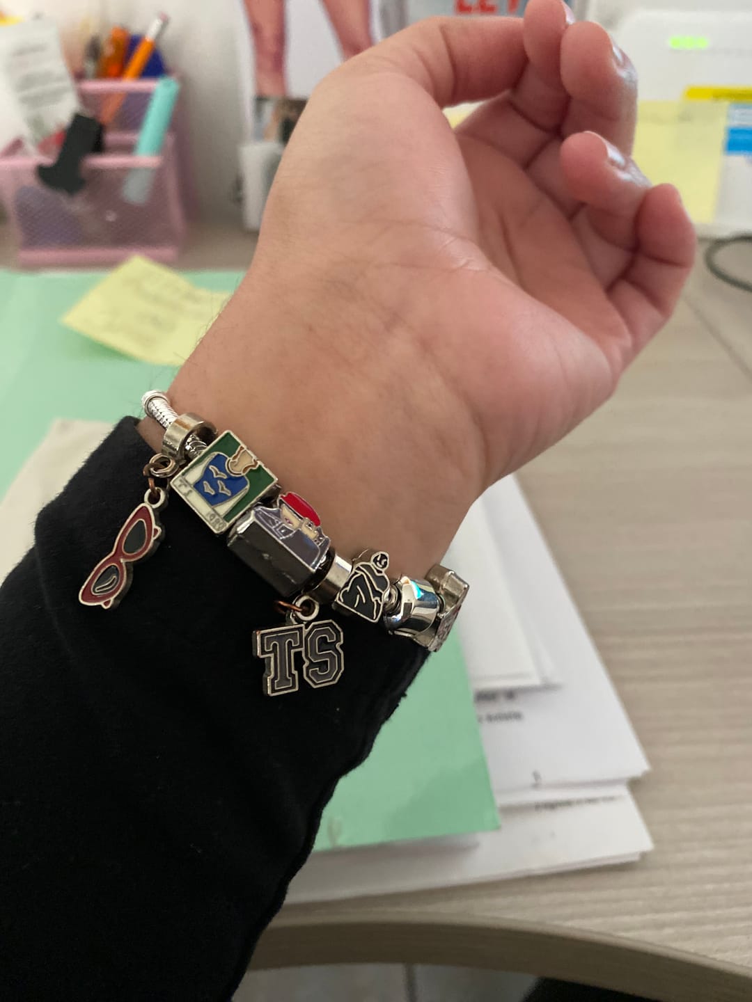 Customer photo review of Pulsera Cola de Raton