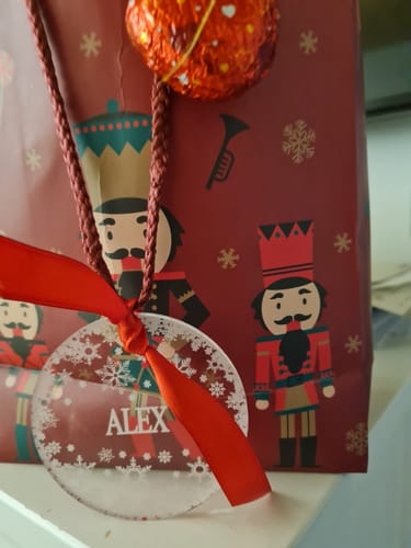 Customer photo review of Weihnachtsdeko mit Schneeflocken