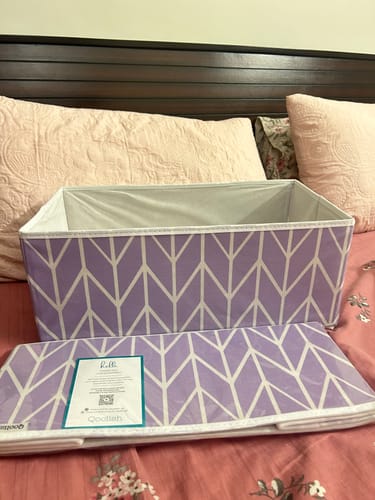 Customer photo review of Lilac Large Clothes Organizer