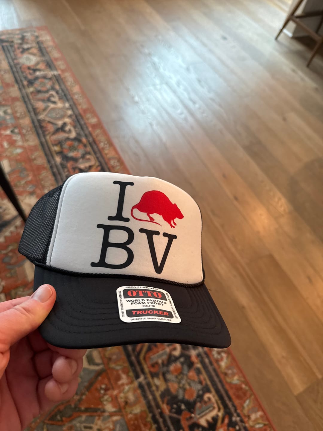 Customer photo review of 6-Custom Trucker Hats