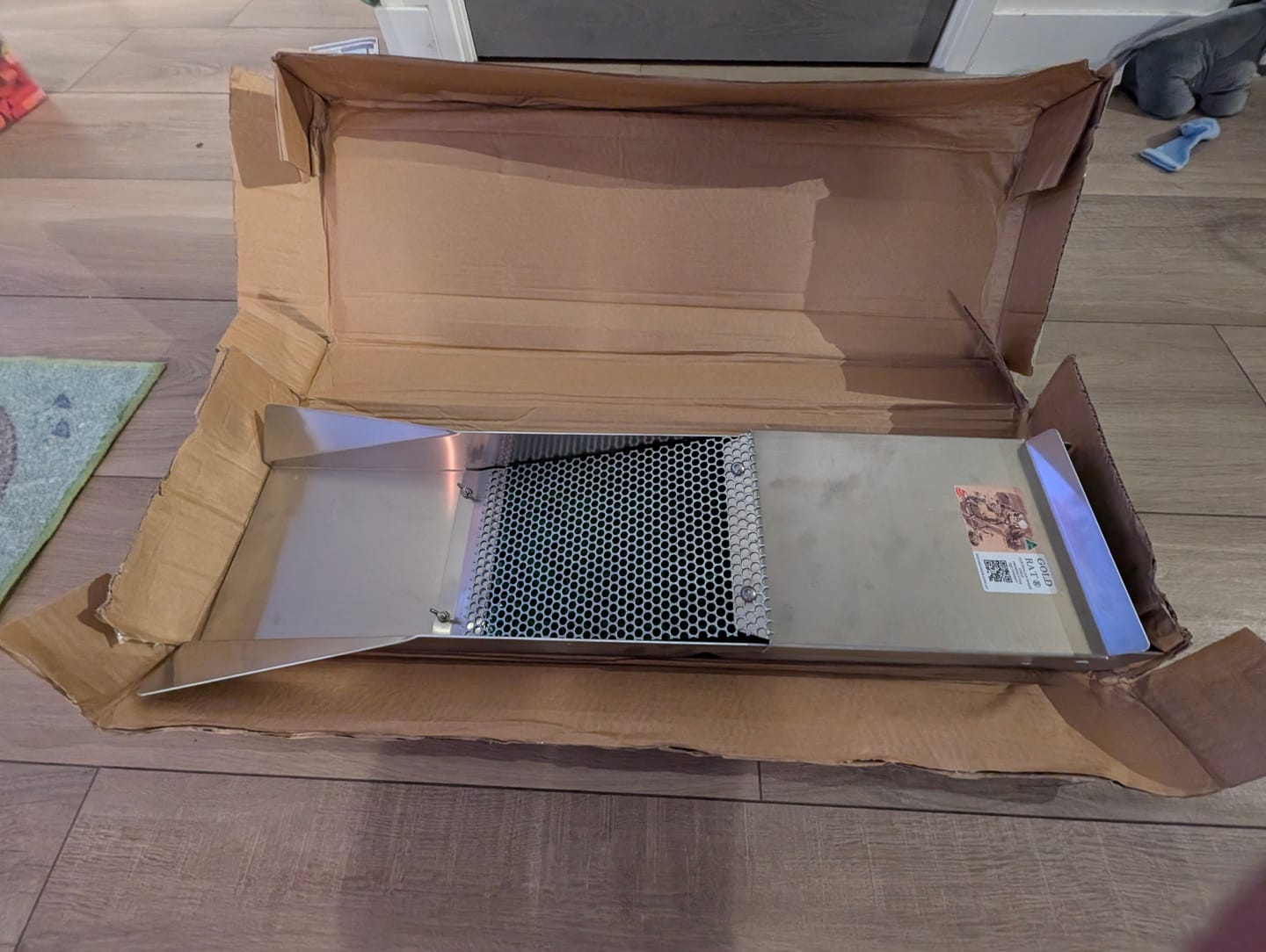 Customer photo review of 888 Gold Rat sluice - with Mini cell Dream mat