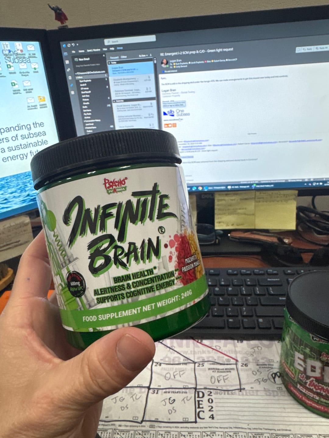 Customer photo review of Infinite Brain