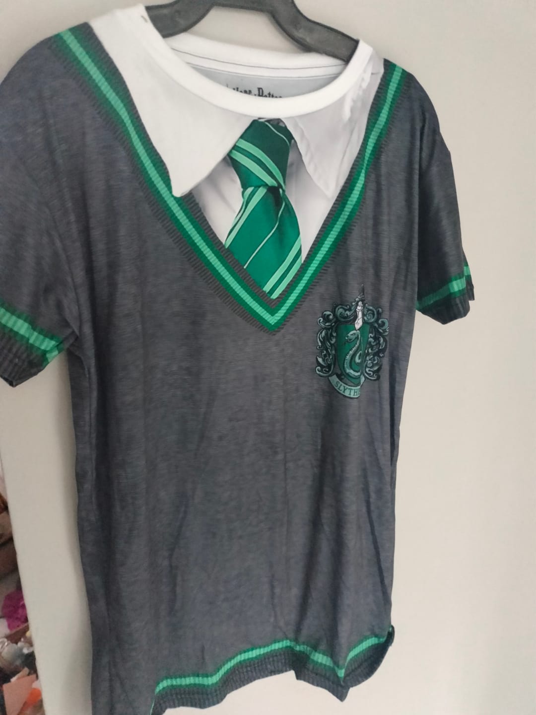 Customer photo review of Playera Pijama Uniforme Slytherin