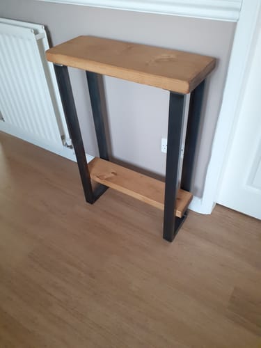 Customer photo review of Console Table with Shelf 22.5cm Depth | 84cm High