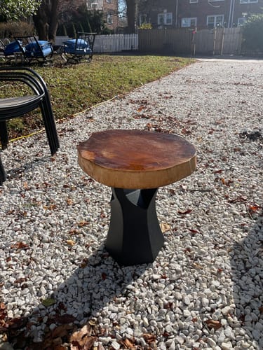 Customer photo review of Coffee Table Base 106S Namu 16H Modern Furniture for Round Table Top