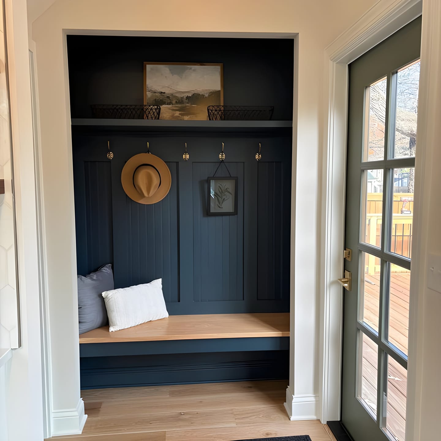 Customer photo review of Classic Brass Hat & Coat Hook