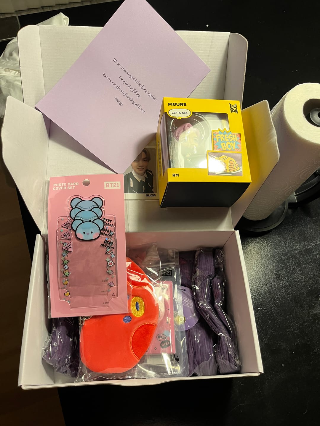 Customer photo review of BTS MYSTERY RANDOM BOX [RENEWAL VERSION]