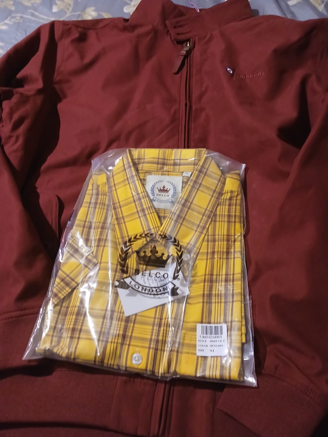 Customer photo review of **NEW** Mustard Check Shirt- CK-47
