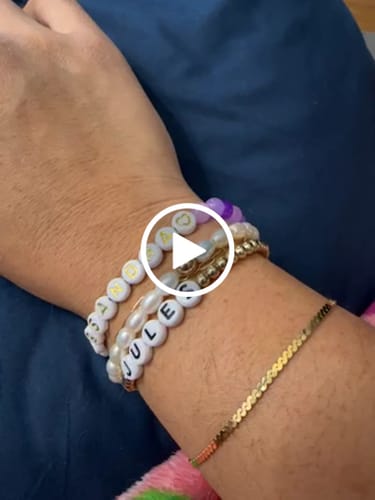 Customer video review of custom fun juno bracelet (4mm)