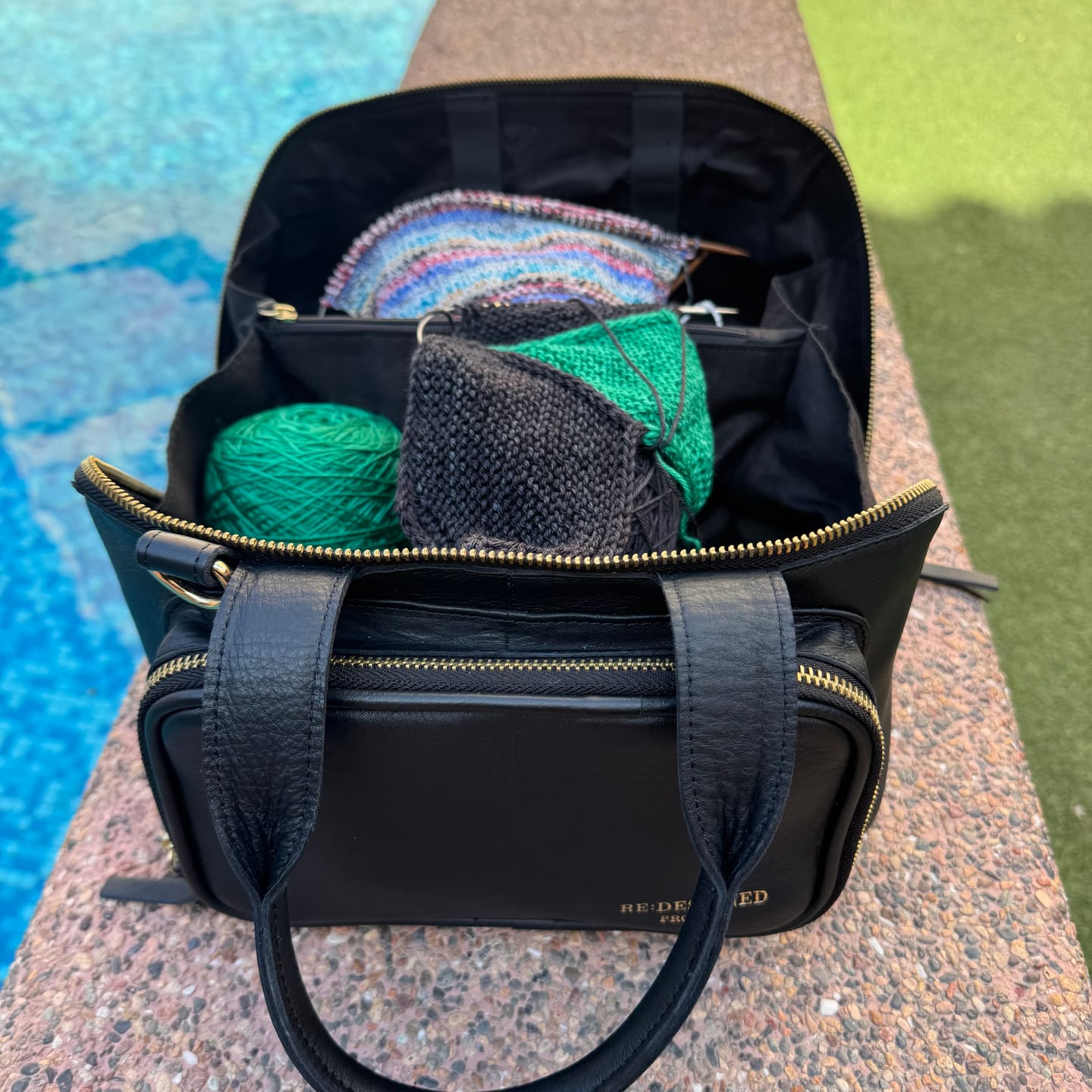 Customer photo review of PREVENTA - Bolso de Cuero Para Proyectos   Project 39 (Elegir Color)