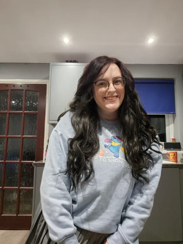 Customer photo review of The Loose Wave HD Fibre 24" Lace U Part Wig