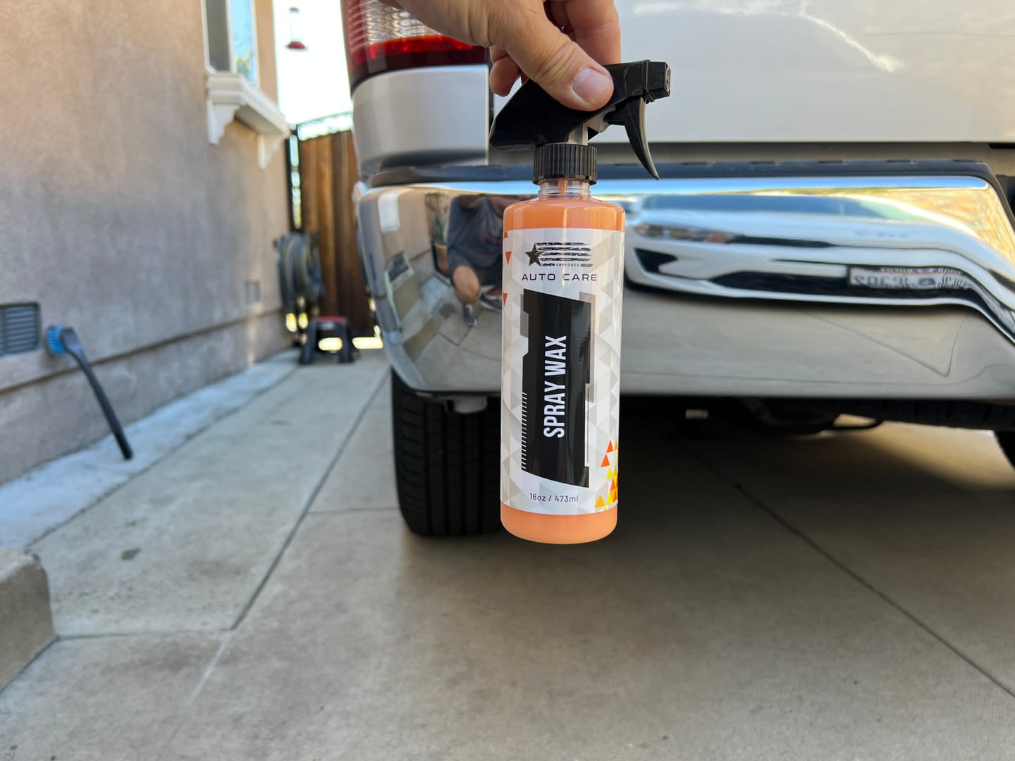 Customer photo review of Wax Spray - Auto