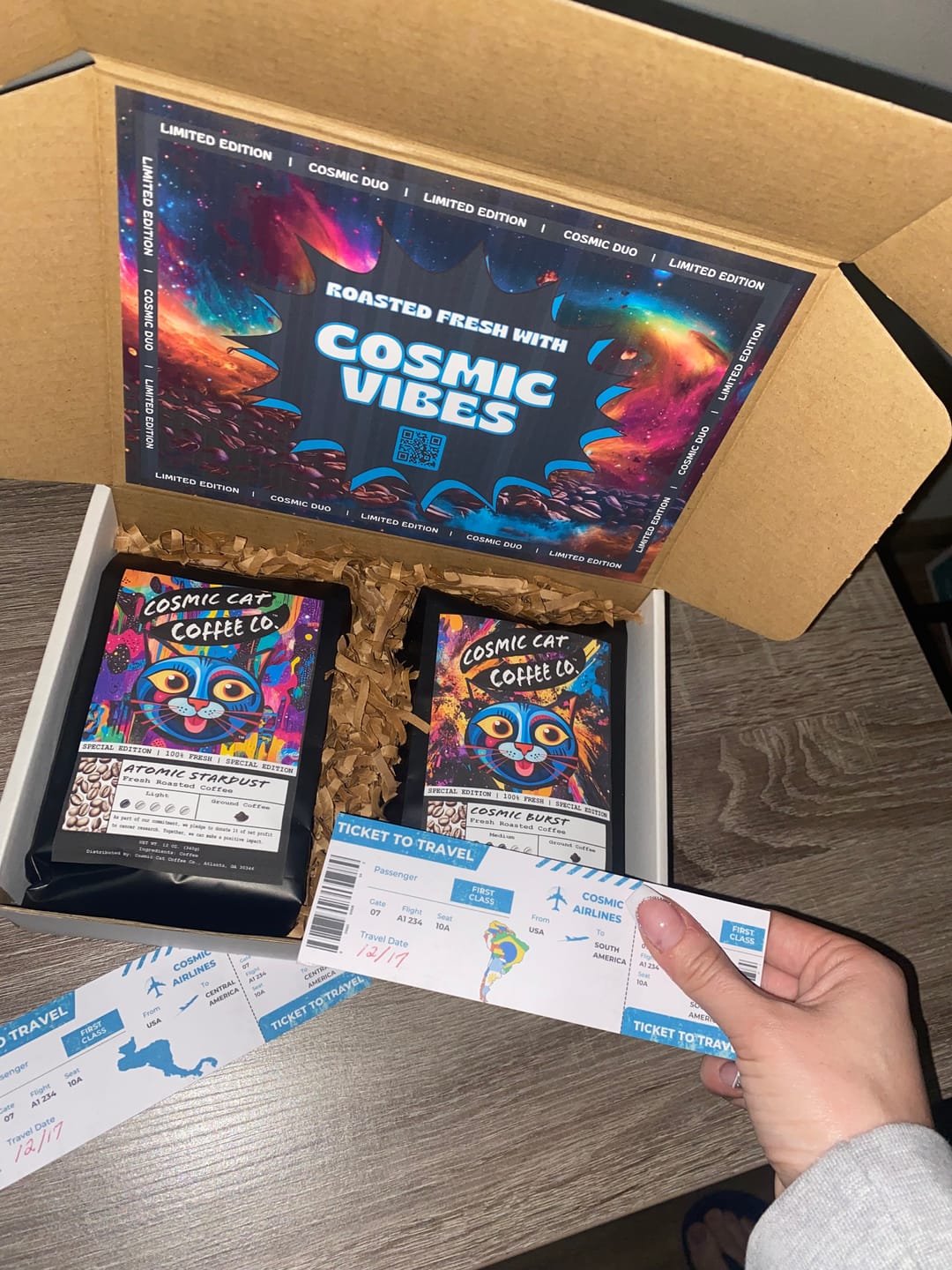 Customer photo review of Bundle Box - Cosmic Duo