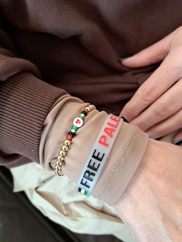 Customer photo review of Palestine Bracelet