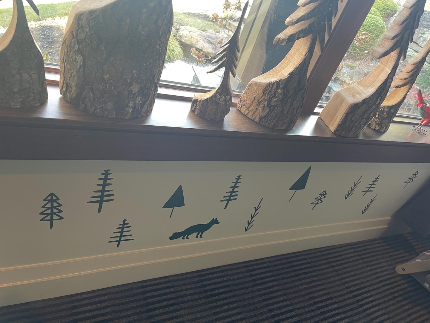 Customer photo review of Wilderness Wall Decals